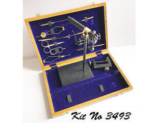 Fly Tying Tool Kits in Wooden case