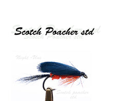 Load image into Gallery viewer, Night Uns and Crawlers Pkt of 3 Flies