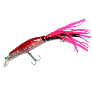 Plastic squid Lure -Trolling  -  18cm total length including skirt