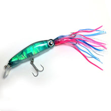 Load image into Gallery viewer, Plastic squid Lure -Trolling  -  18cm total length including skirt

