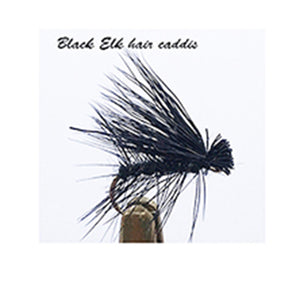 Elk hair caddis Black