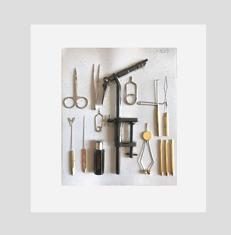 Fly tying tool kits -Carded